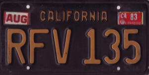 Buick License Plate YOM