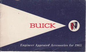 Buick Approved Accessories 1965