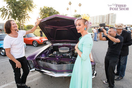 Pinup Pole Show 1965 Buick Riviera Tonya Kay