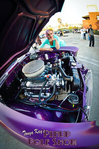 Pinup Pole Show 1965 Buick Riviera Tonya Kay Nail Head