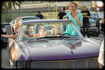 Pinup Pole Show 1965 Buick Riviera Tonya Kay